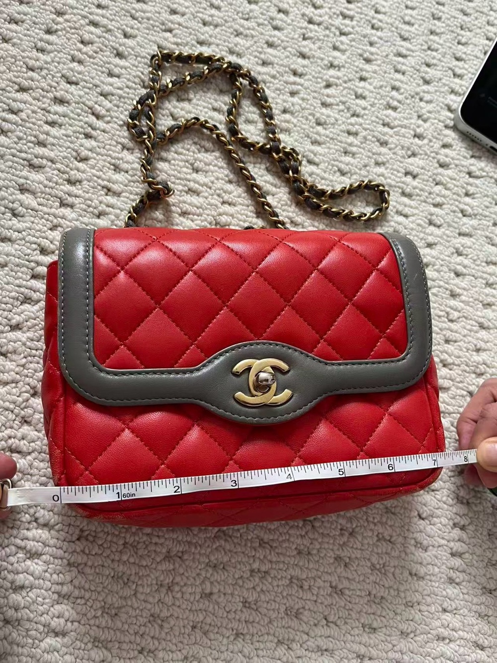 CHANEL Red Bag - Picture 9 of 11